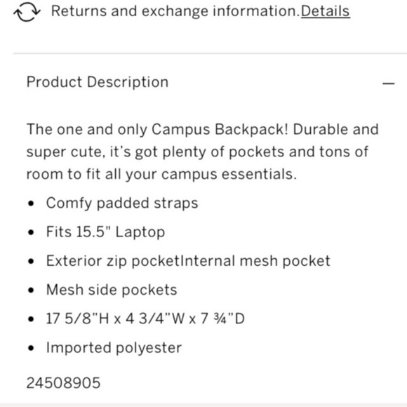 ❌SOLD❌💕VS PINK GREEN CAMO CAMPUS BACKPACK - Picture 7 of 8